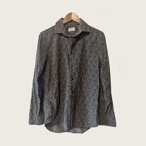 CORNELIANI CC - Corduroy patterned shirt - Sz 15 / 38